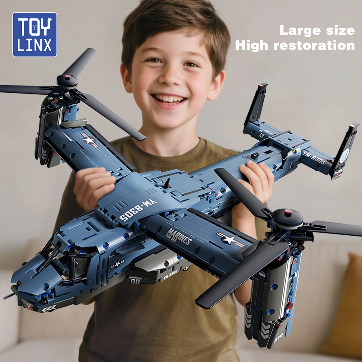 Jjrc Drone X12 - 군용 V-22 오스프리 틸트로터 블록 세트