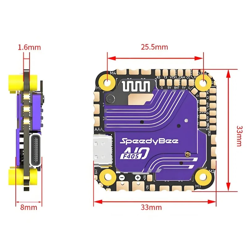 SpeedyBee F405 AIO 비행 컨트롤러 40A - Drone Racing Esc 리뷰 및 가격